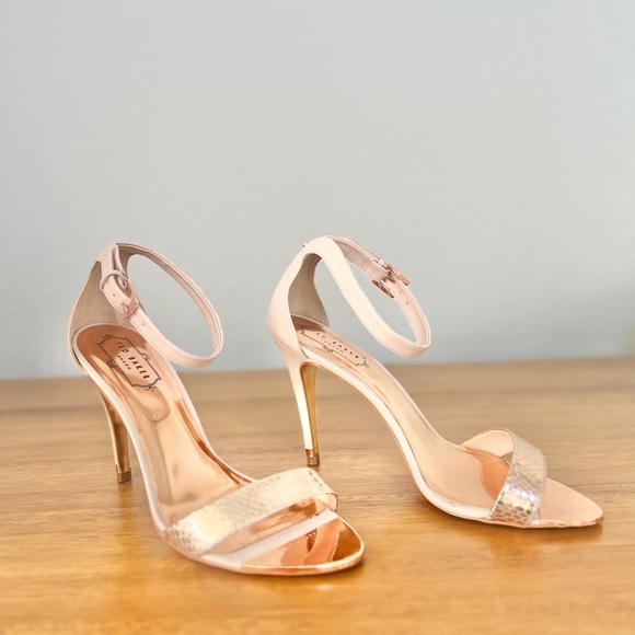 Ted Baker ankle strap stilettos - Picture 7 of 9